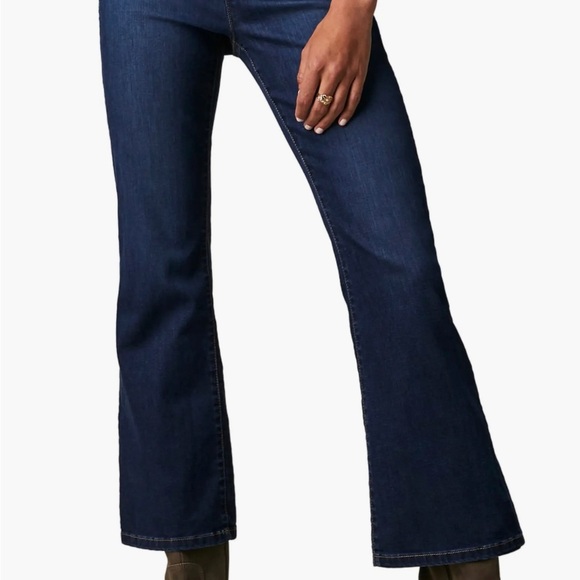 🛑SOLD🛑NWOT Free People We The Free In My Feelings Crop Flare Jeans Large/XL - Picture 2 of 9